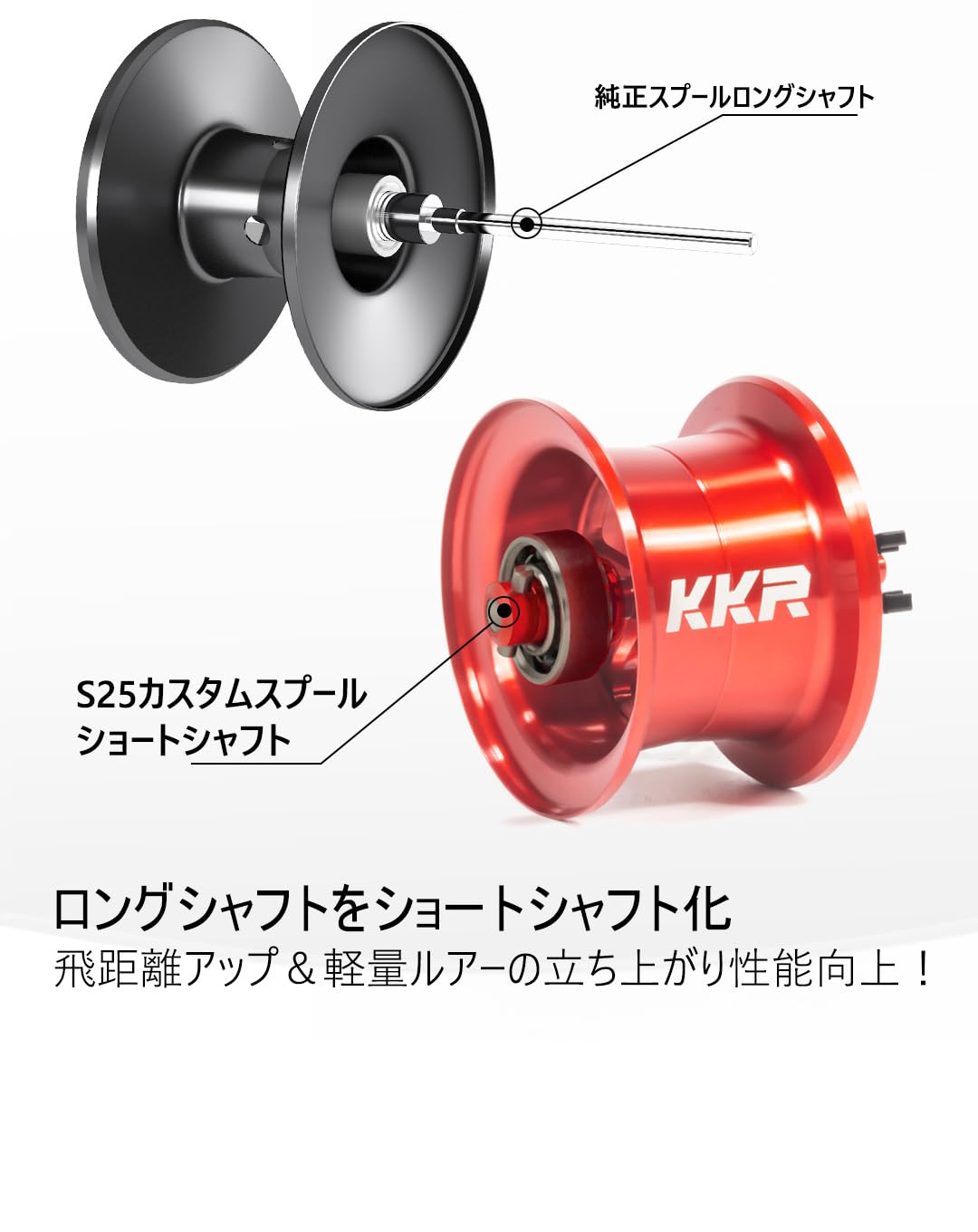 【リールパーツ】25アルデバランDC KKRスプール【ほぼ新品】 リールパーツ】25アルデバランDC KKRスプール【ほぼ新品】 22