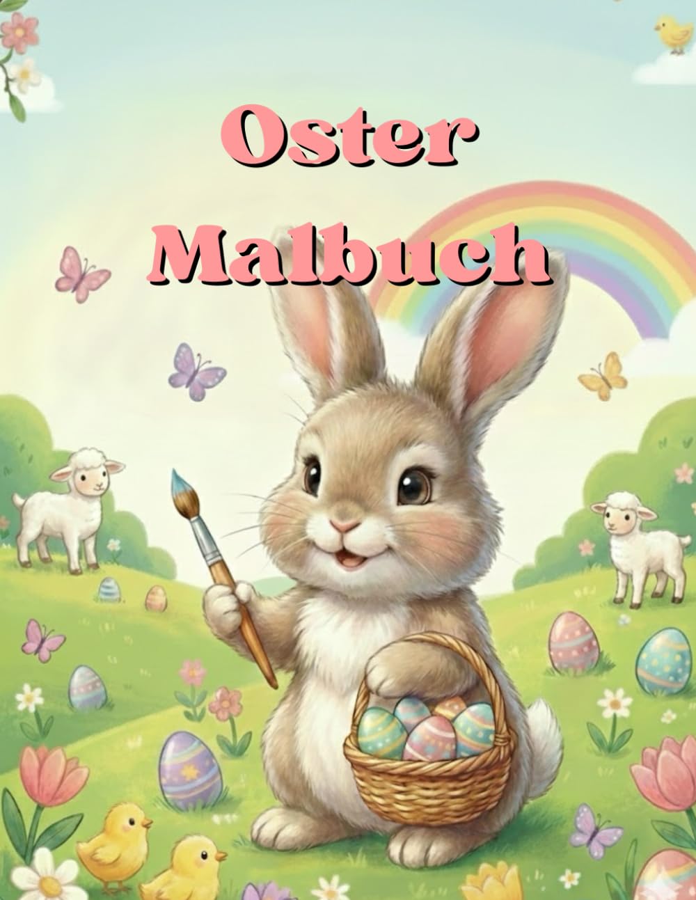 Oster Malbuch für Kinder: 50 liebevoll gestaltete Ausmalbilder im A4- Format
