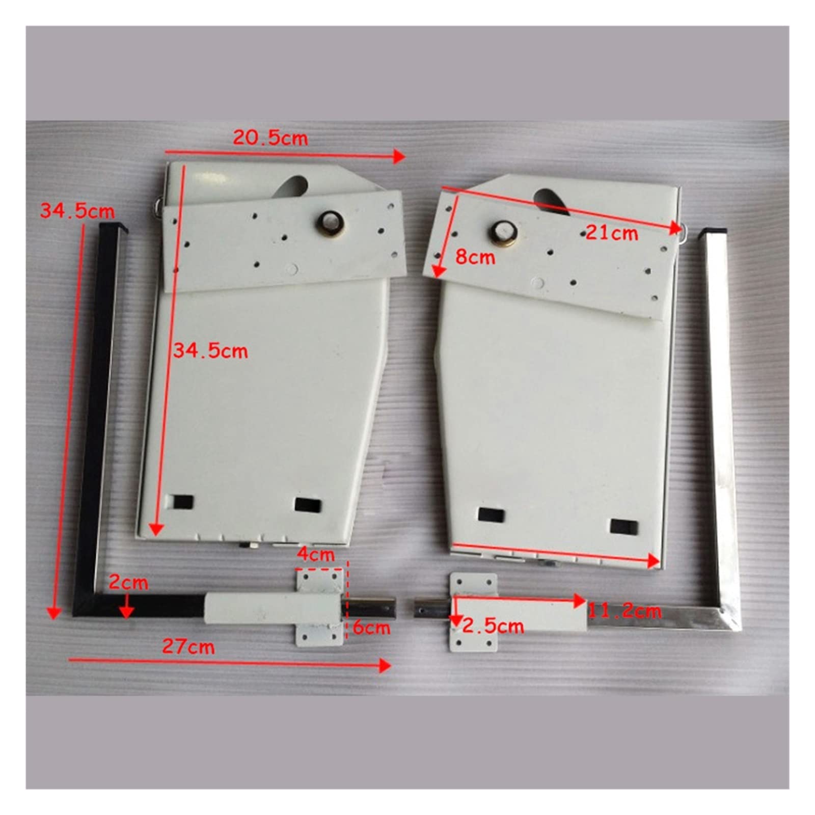 Kit de herrajes para cama Bricolaje Mecanismo de cama con 9 resortes audaces kits de hardware de cama oculto Doble accesorios de bisagras de cama de pared for 1.2-2m cama cama Muebles para sofá cama