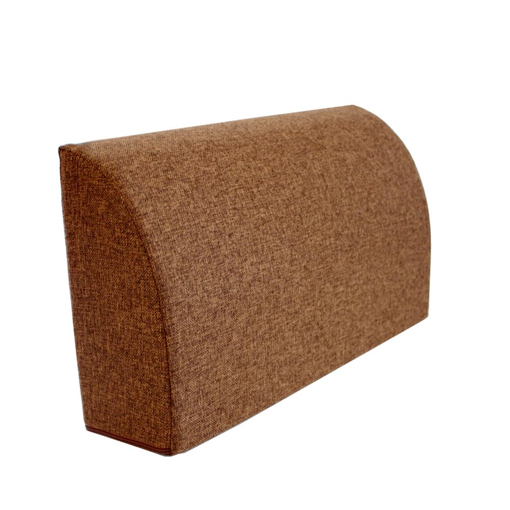 Coussin de lecture marron 50x33cm en mousse haute densité