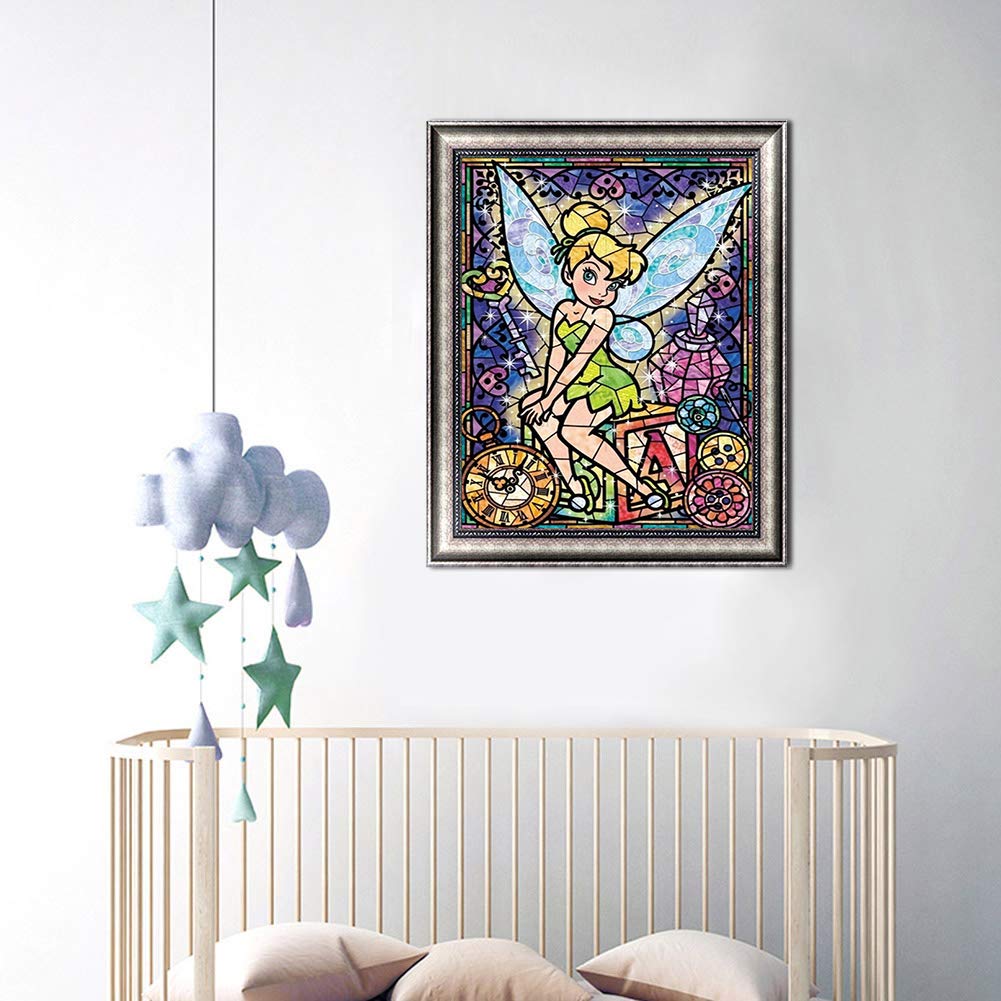 Amazon.co.jp: 5Dダイヤモンド絵画壁装飾フルダイヤモンド刺繡セット 