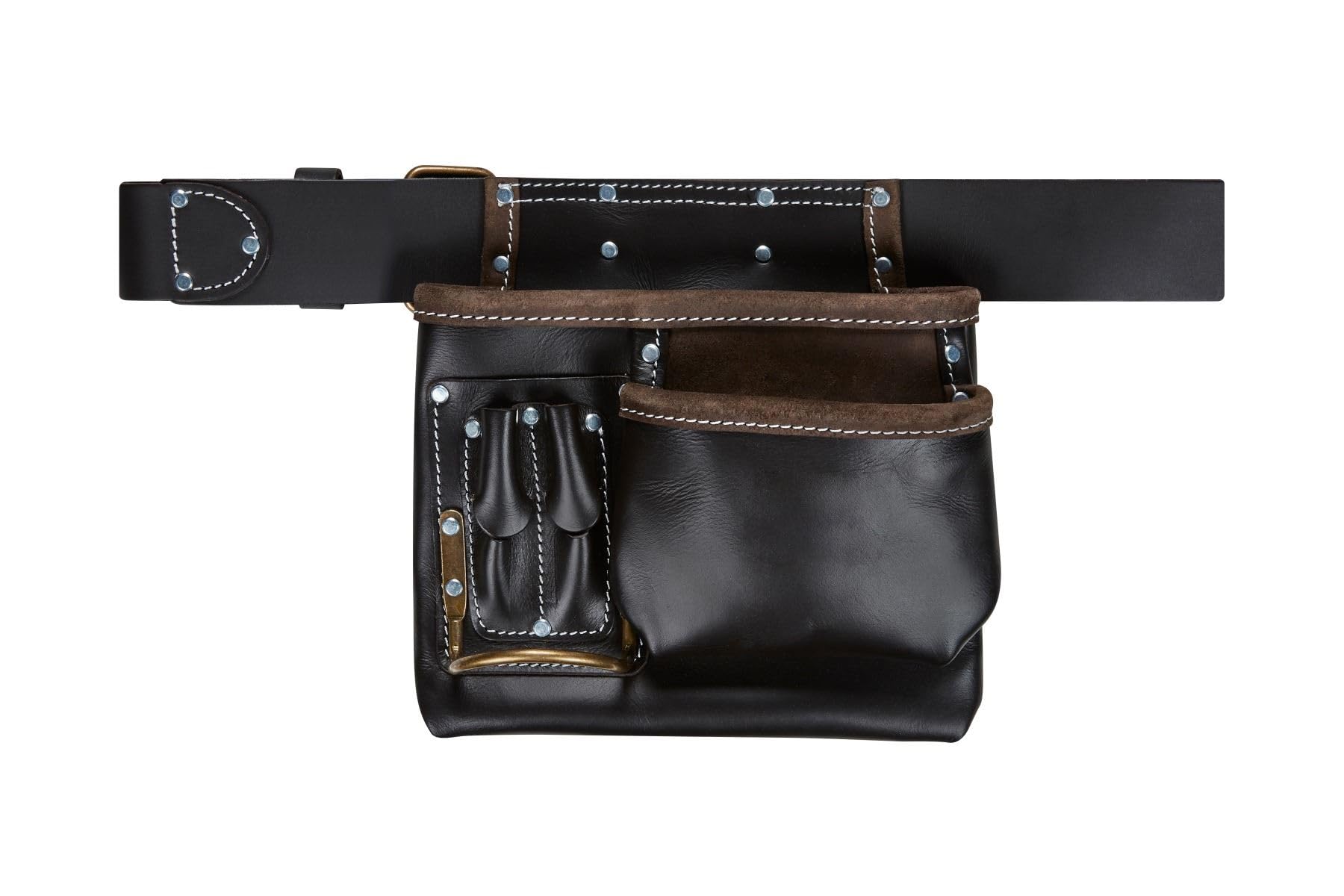 Blue Spot Tools Brown Deluxe Oil Tanned Leather Tool Belt By
