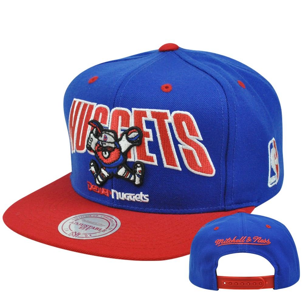 Mitchell Ness Denver Nuggets Vintage Horizon Adjustable Snapback Hat/Cap