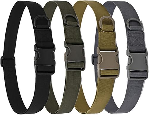 Miniatura 6 de Cinturón táctico de nailon ajustable, cinturón de combate resistente con hebilla de liberación rápida, talla única