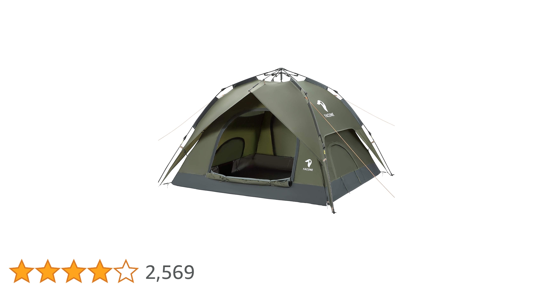 Amazon.co.jp: YACONE テント ワンタッチテント 3～4人用 2WAY テント