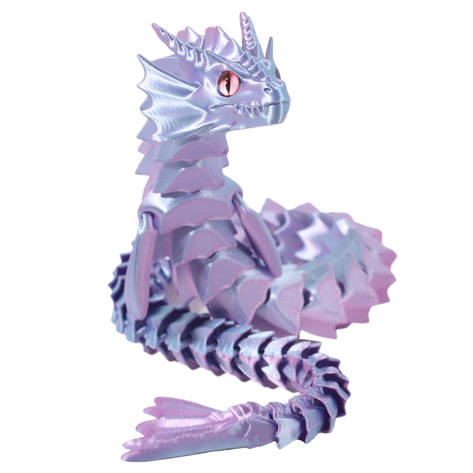 3D Printed Dragon - 3D Printed Dragon Fidget Toys, Flexible Jointed Dragon Toy, Articulated Dragon | Fun 3D Printed Toy for Boys, Girls, Kids, Friends and Family, Great Gift for Birthdays, School, and