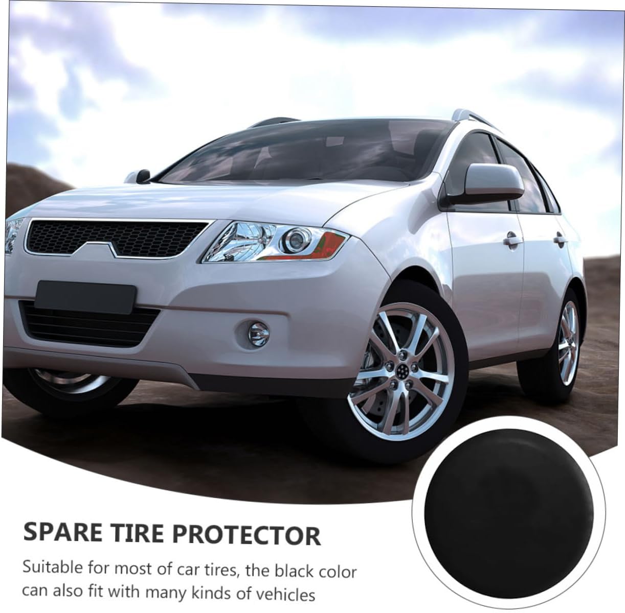 DECHOUS Rv Wheel Cover Durable Tire Protector for Camper Trailer Spare Tire Cover Fit for Outdoor Protection Against Sunlight