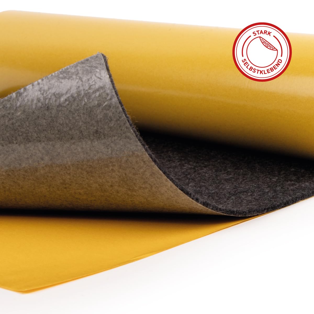 Filc wełniany do kampera, samoprzylepny: 100% naturalny filc igłowany – grubość 3 mm, rozciągliwy i oddychający – Made in Germany (antracytowy, 1 50 cm x 100 cm (0,5 m x 1 m)