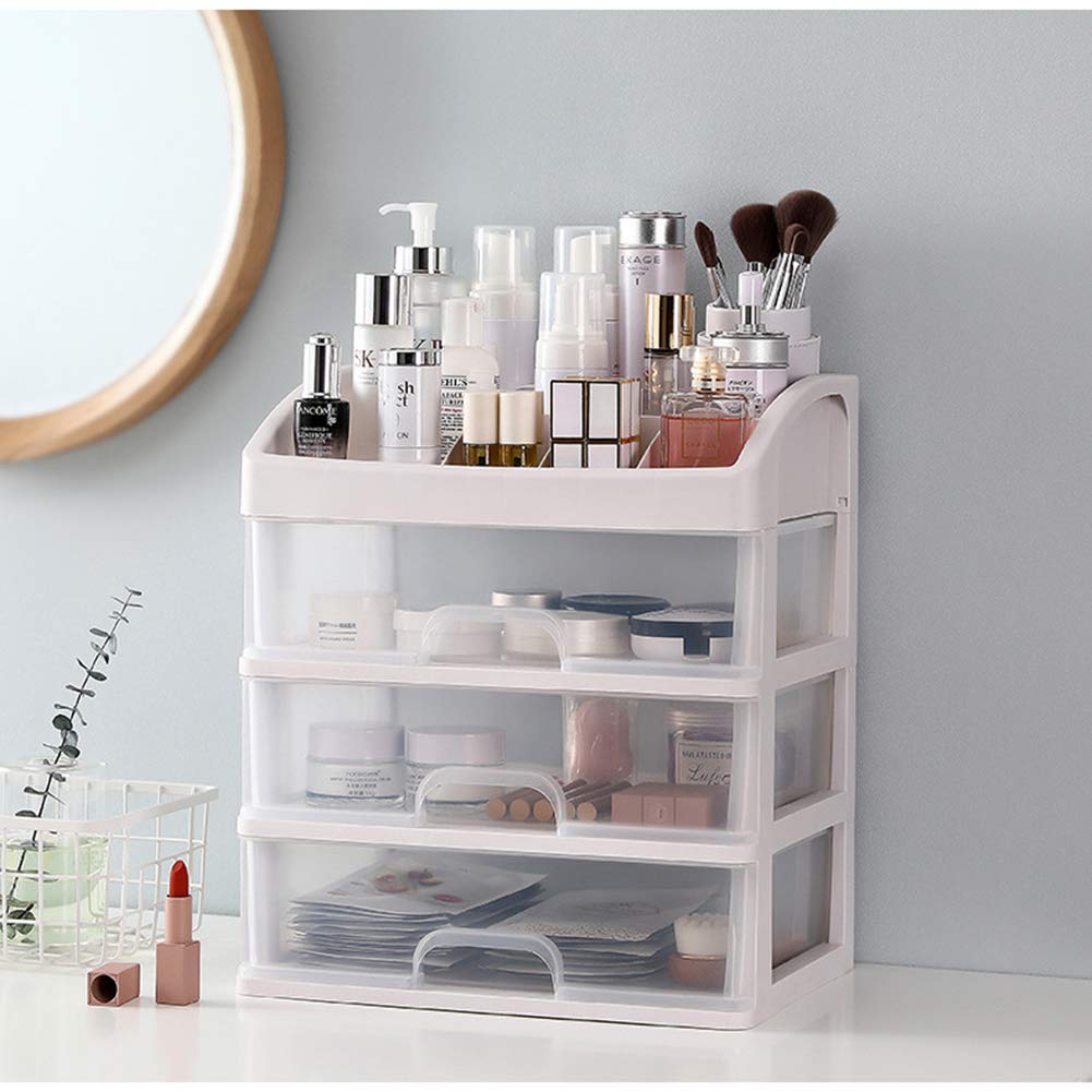 Beau Rangement Maquillage Maquillage Organisateur Réglable Organisateur de Maquillage Tiroir Utilisé pour Le Rouge à Lèvres Pinceau Produit De Soin De La Peau Hermétique