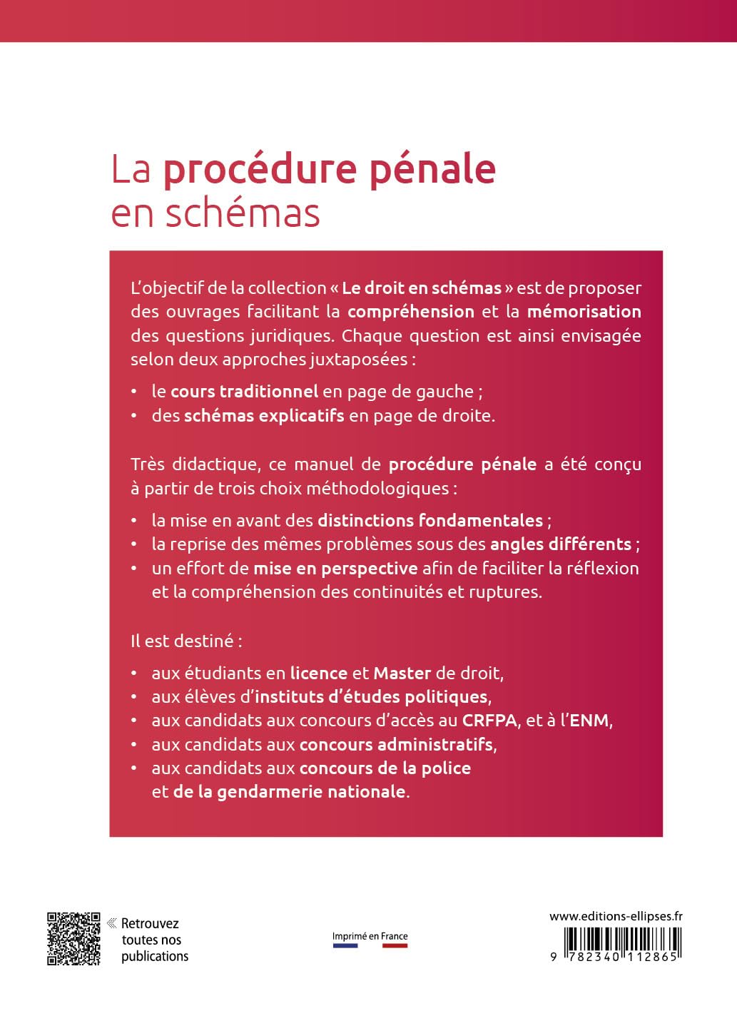 La procédure pénale en schémas