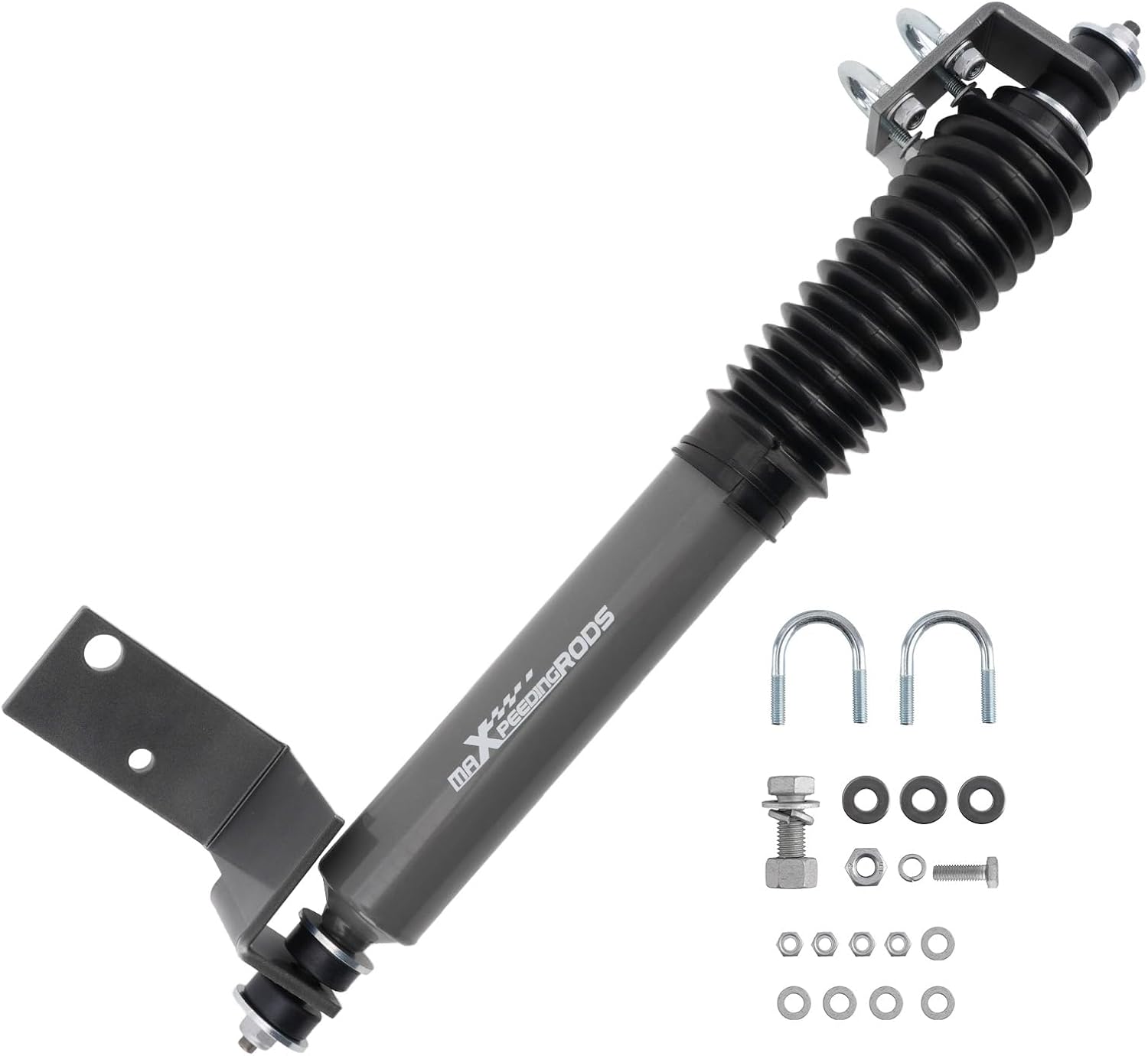 maXpeedingrods 0-3" Single Steering Stabilizer for Chevy/GMC C1500/K1500 Pickup Suburban 1988-1999 4WD