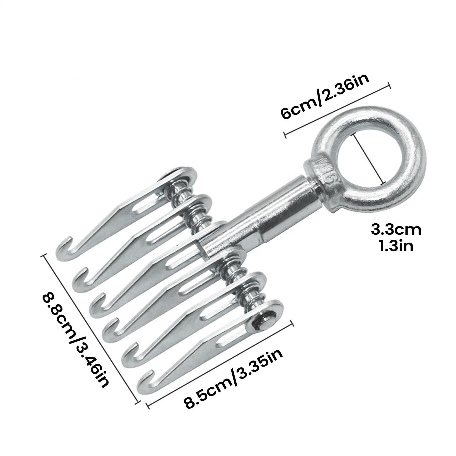 Auto-Dellenreparatur, 6-Finger, Haken zum Entfernen von Lackschäden, verstellbare Dellen-Zugkralle, für Mechaniker, Techniker, Werkstatt, Garage, Zuhause, Automobil, Limousine, SUV, Wohnmobil, LKW