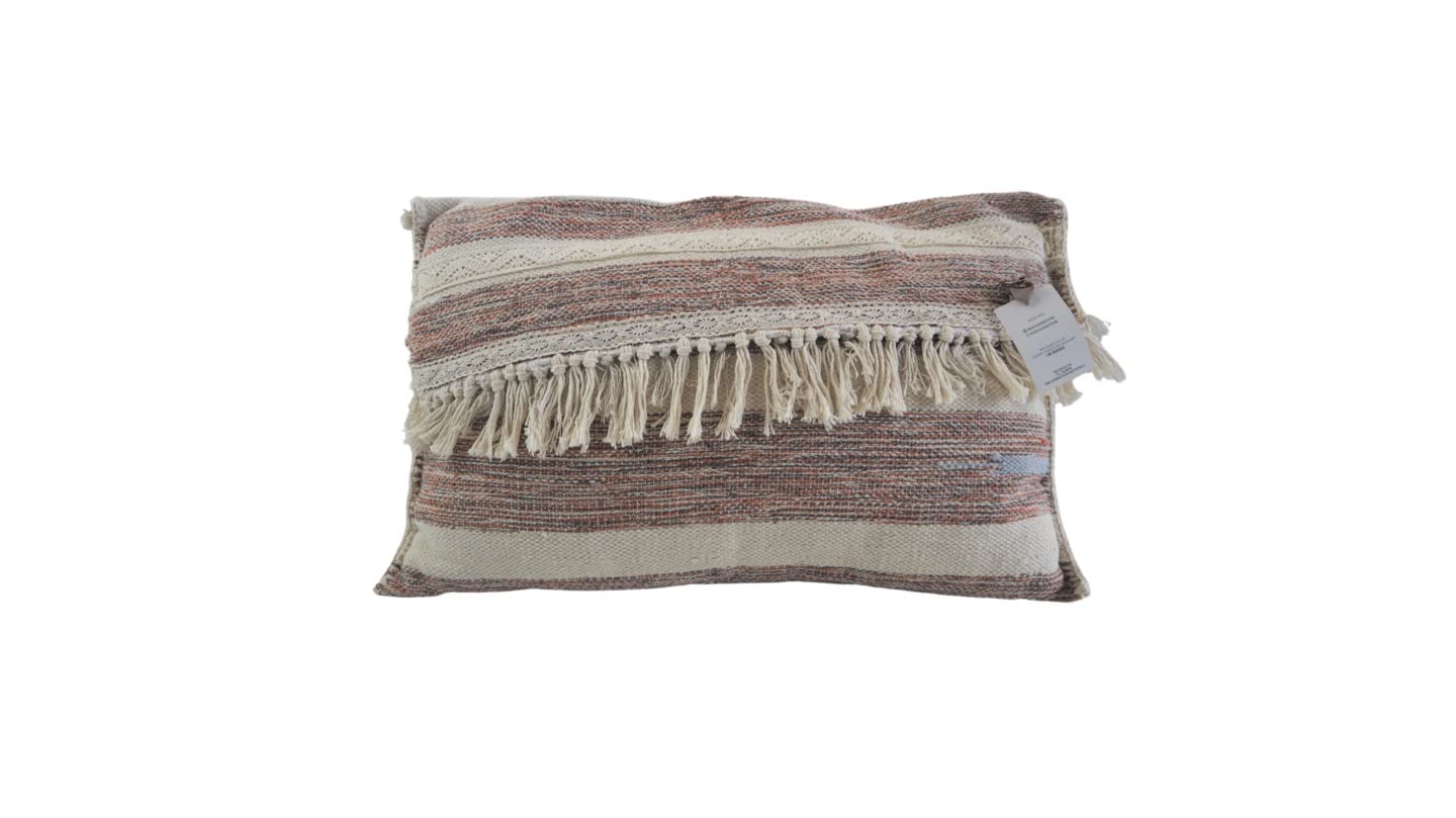 Grand coussin en coton tapesty de sol grand format pour canapé et lit
