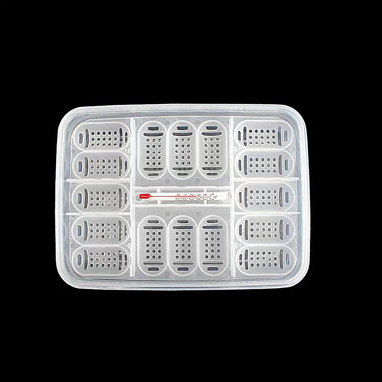 Incubatrice Per Uova Di Rettili 16 Griglie - Scatola Per Covata In Plastica Per Serpenti, Tartarughe, Anfibi - Foto 4