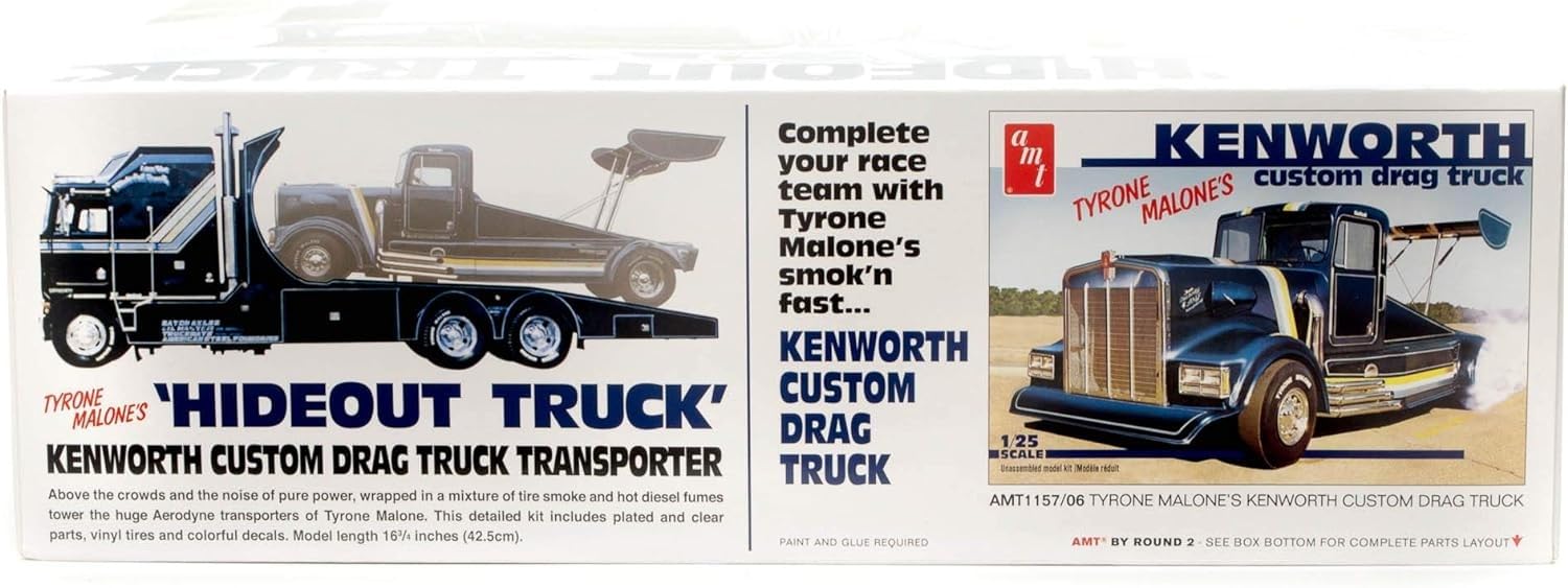 AMT AMT1158 Tyrone Malone - Camión escondite Kenworth Aerodyne 1:25