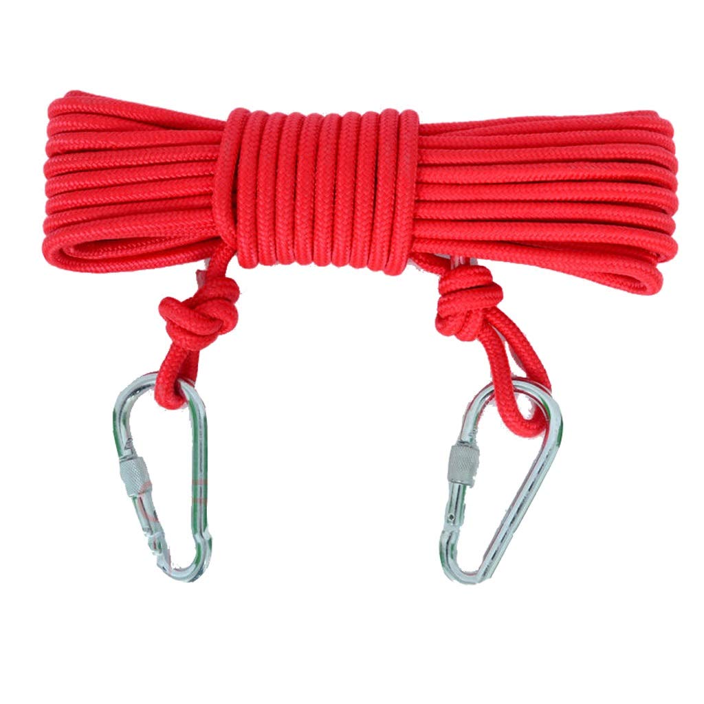 Corde à laver d'extérieur rouge de 5m idéale pour le camping