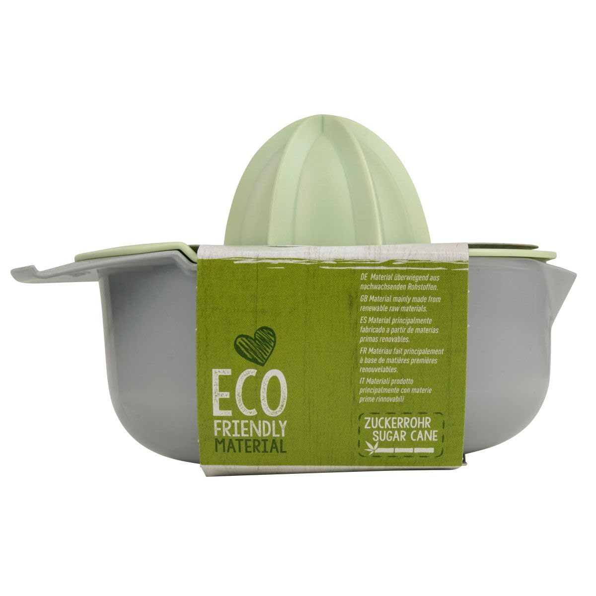 Fackelmann Exprimidor de limón 170 x 140 x 60 mm gris claro y verde menta