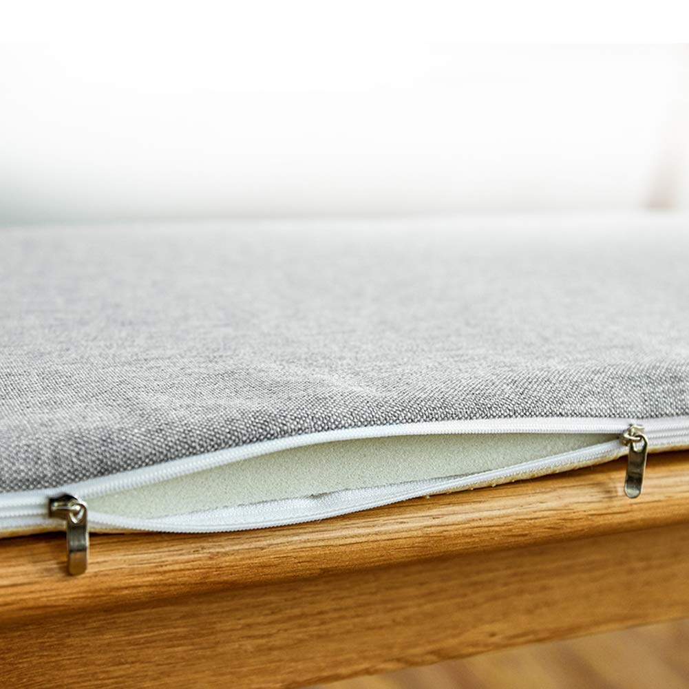 Rectangle Restauration Tapis De Chaise,Intérieur Extérieur Patio Coussin De Chaise,Norme Haute Densité,Anti-glisser Balançoire Coussin De Siège,Remplacement Du Siège,Tabouret Longs-Et 150*30*4cm
