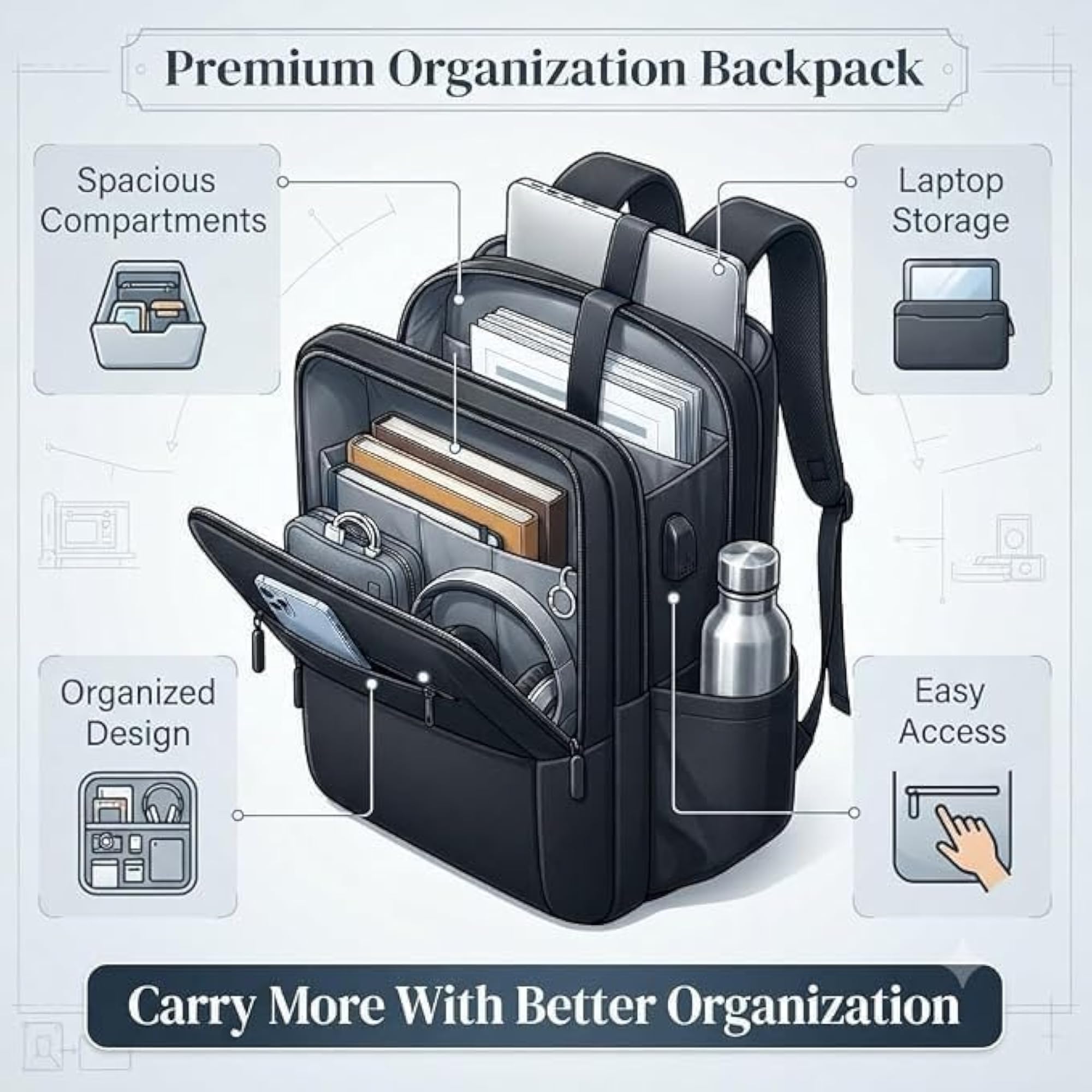 Waterproof Bag for Camping, Foldable Design