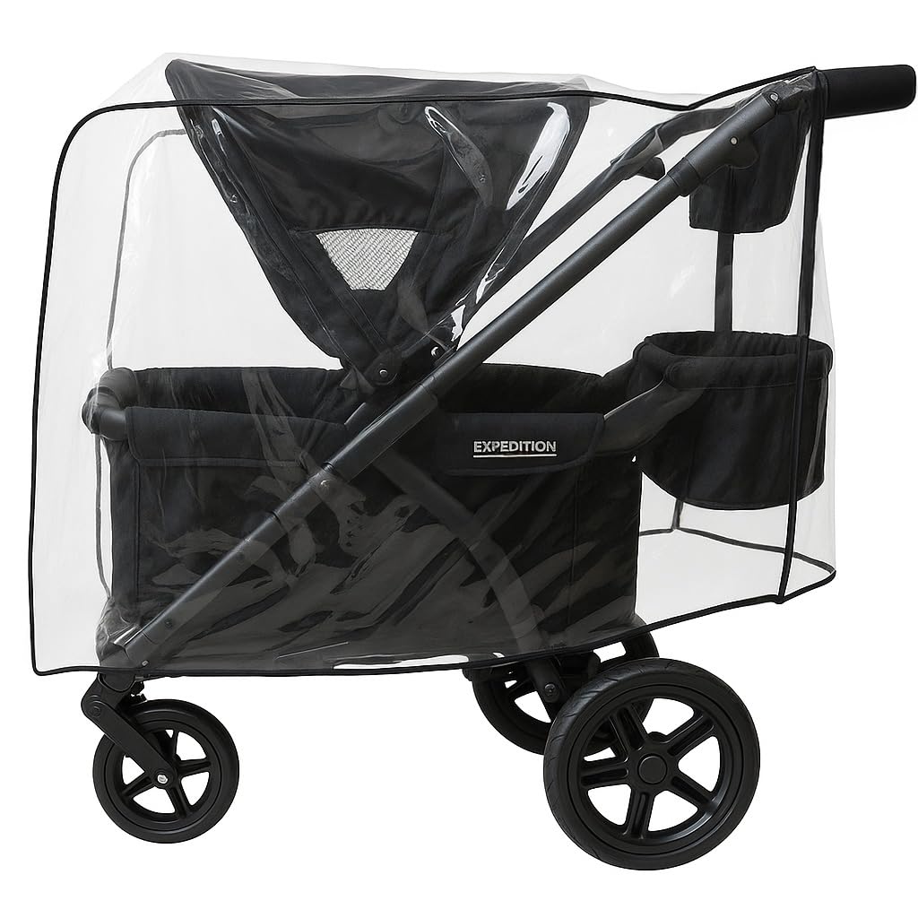 SASHA’S Rain and Wind Cover for Baby Trend Expedition Stroller Wagon/Wagon Plus, Clear Design, Maximum Coverage (Stroller not Included) Made in USA SASHA’S Rain and Wind Cover for Baby Trend Expedition Stroller Wagon/Wagon Plus, Clear Design, Maximum Coverage (Stroller not Included) Made in USA