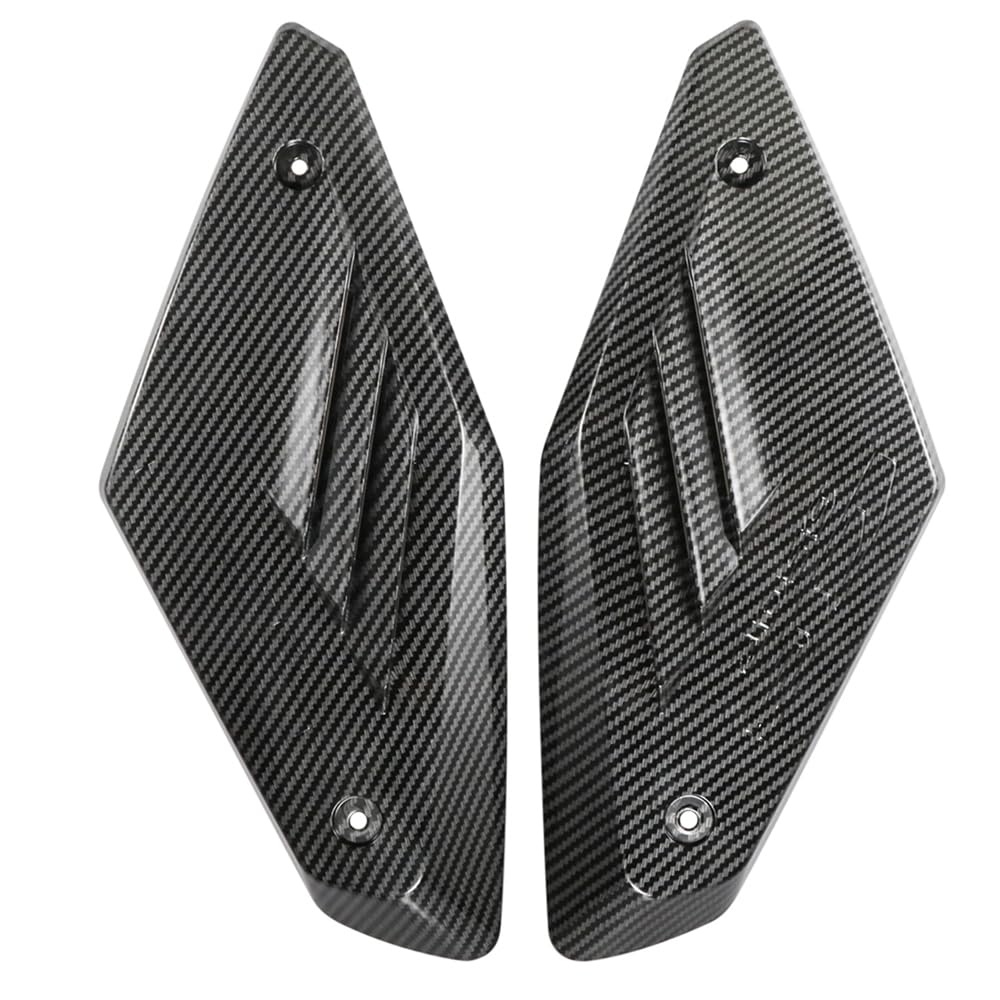 Copertura per presa d'aria per moto, copertura laterale per serbatoio del gas, pannello copertura carenatura in fibra di carbonio con motivo a fibra di carbonio per CB650R 2019-2021