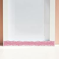 Vista 2 de Cinta Washi de tela de encaje de 2x2 yardas de 0.591 in para decoraciones de boda rosa