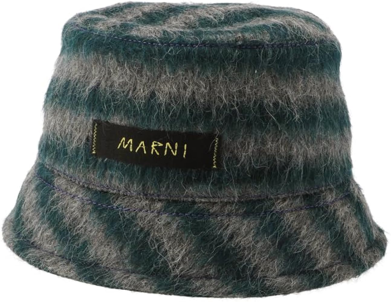 Amazon | [Marni] [マルニ] バケットハット 刺繍ロゴ 帽子 ウール