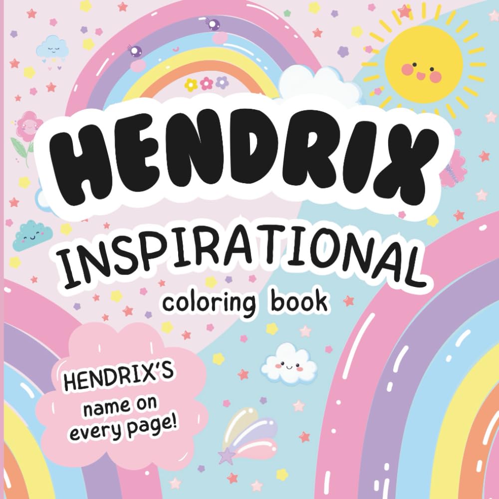 Hendrix Inspirational Coloring Book: Personalized Just for Hendrix – Hendrix's Name Appears on Every Coloring Page