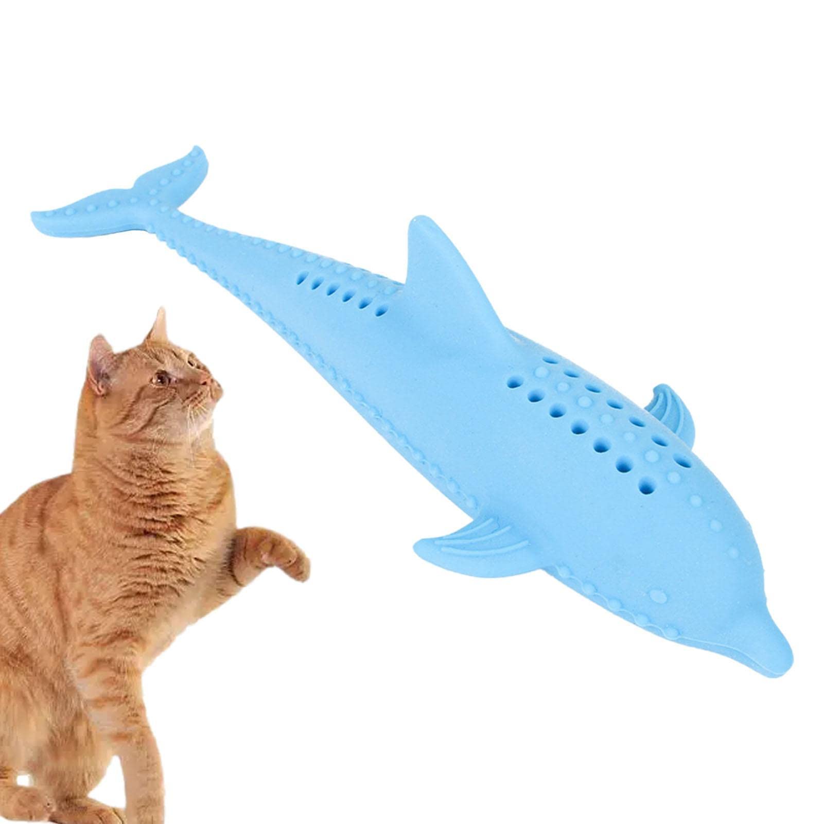 Stronrive Catnip Toys | Fish Shape Bite Resistant Kitten Chew Toy - Rubber Cat Nip Toys, Pet Toys for Indoor Cats, Promotes Kitten Exercise