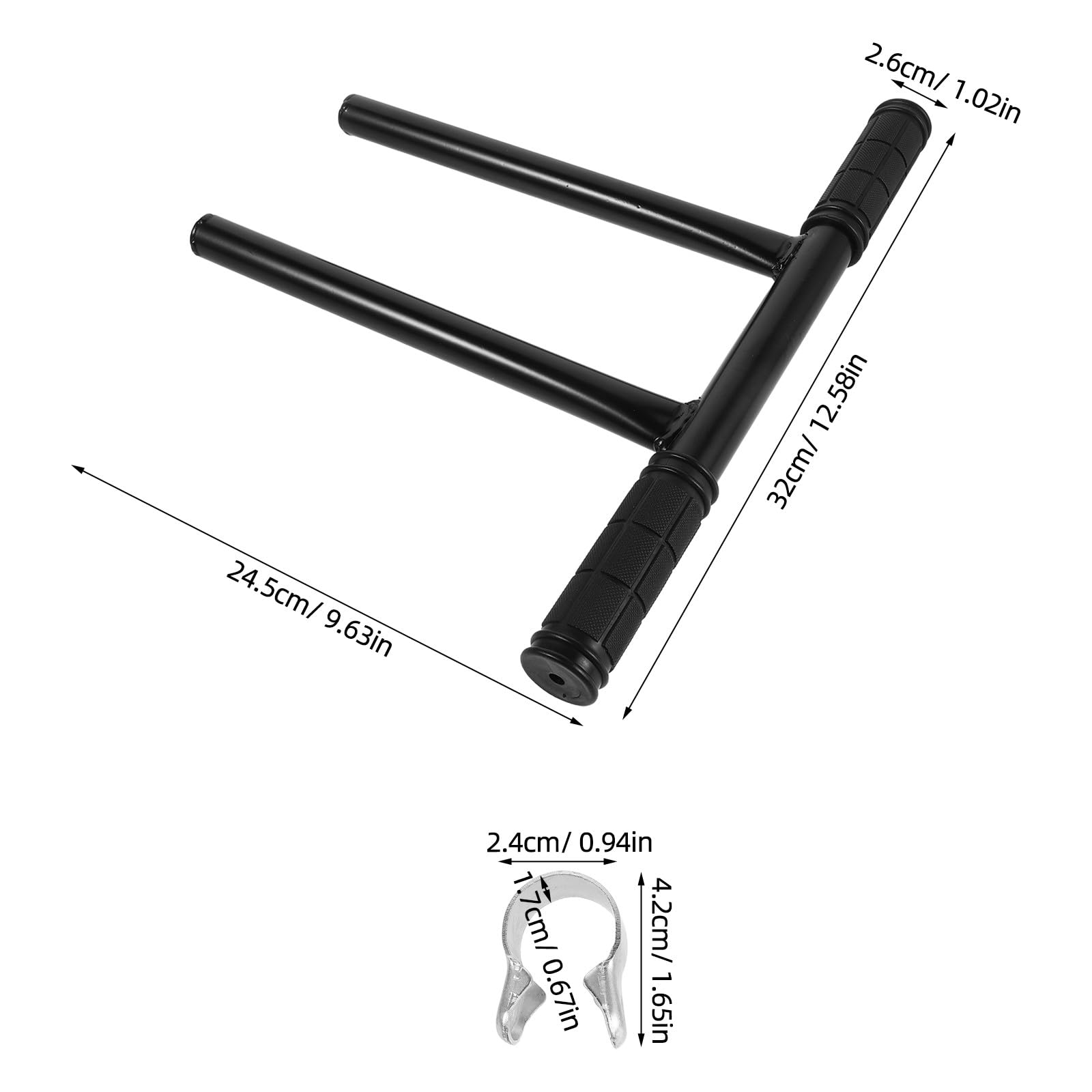 Toddmomy Prolunga per maniglione del passeggino: Prolunga universale per maniglione del passeggino - Bracciolo di per del, carrozzine e sedie a rotelle (22 mm)