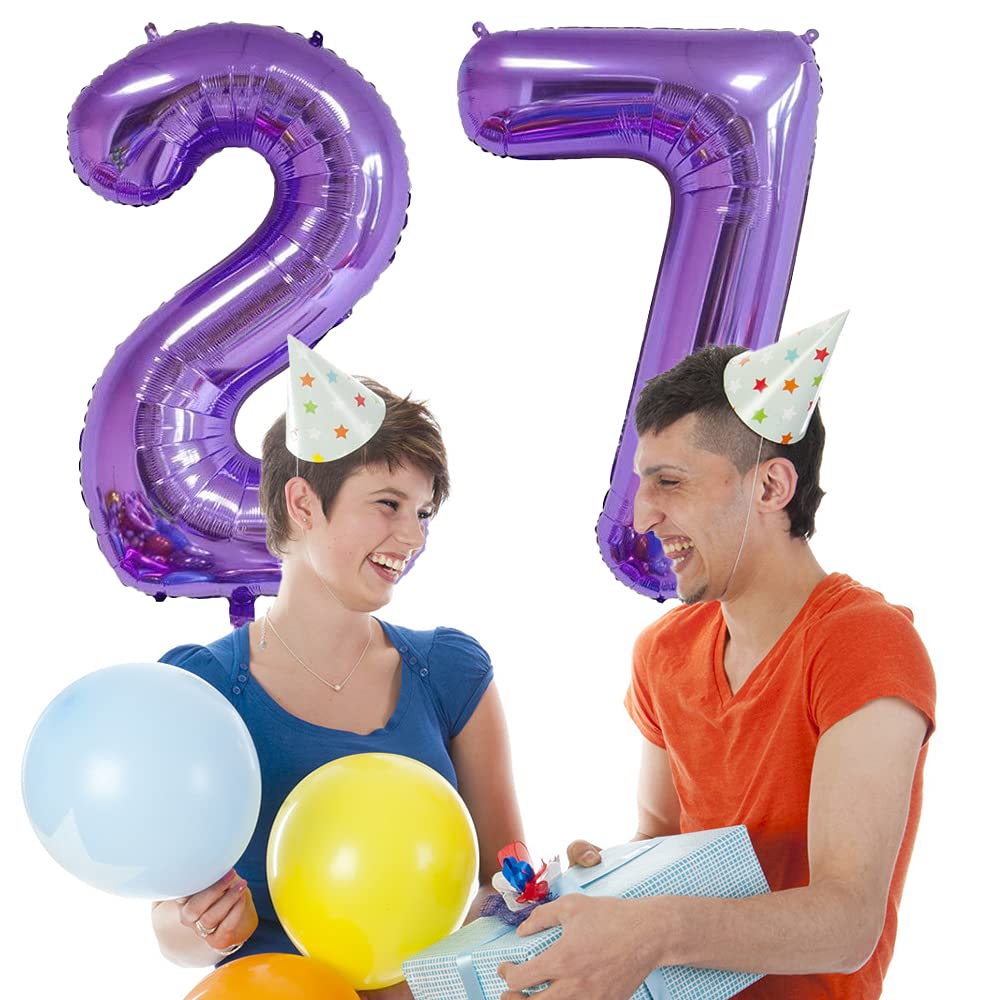 Amazon | Xihuimay 数字27 バルーン 40インチ デジタルバルーン