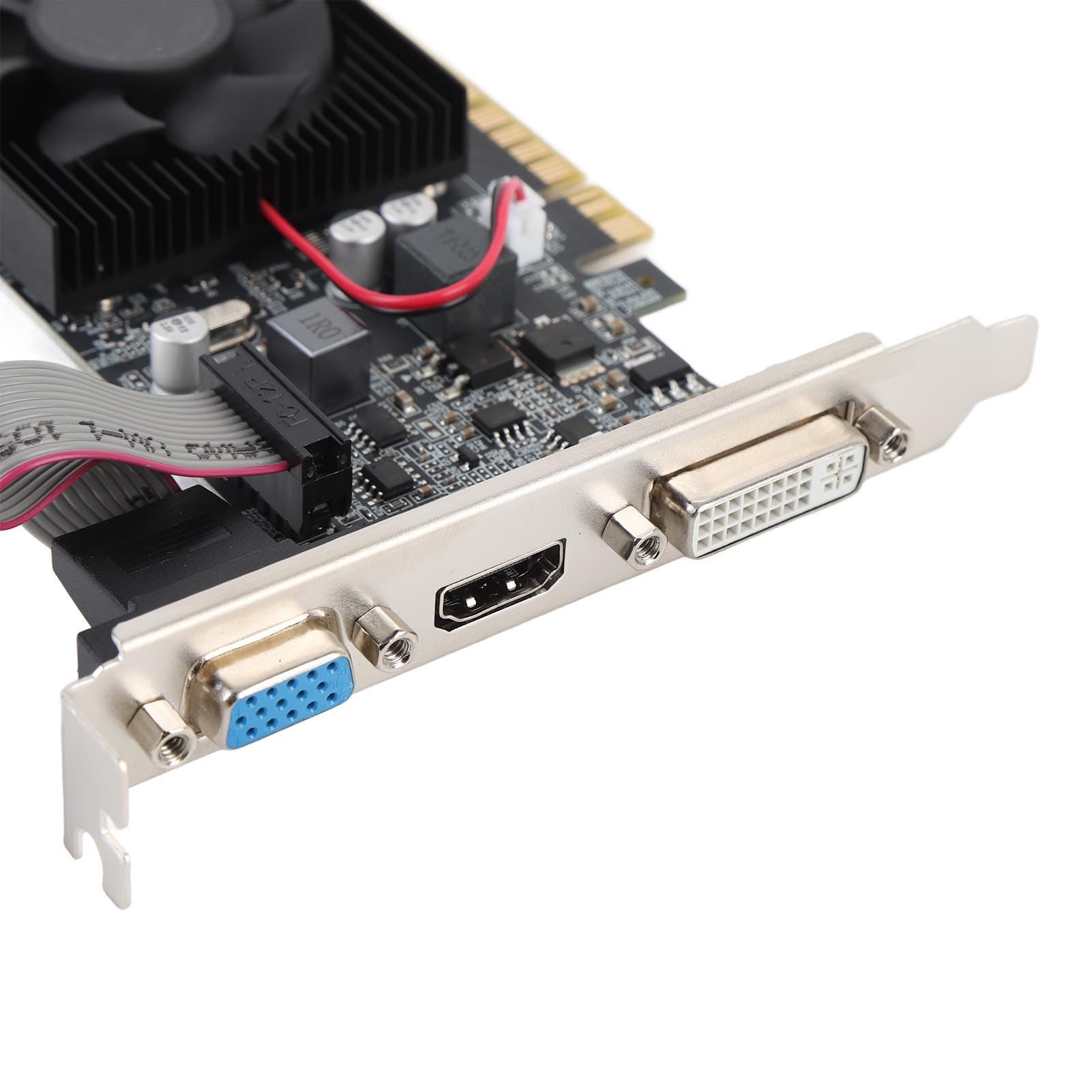 Generic Karta Graficzna do Gier Wydajna pamięć Wideo 2 GB DDR3 Interfejs Multimedialny HD Port VGA DVI dla Entuzjastów Komputerów Stacjonarnych Metalowy materiał PCB