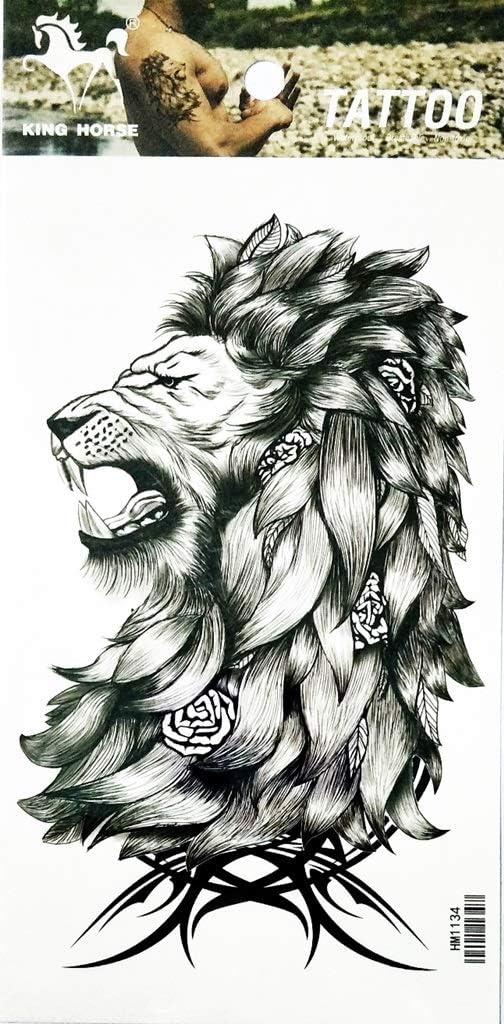 PP TATTOO 1 Sheet Black Lizard Gekko Salamander Temporary Tattoo Stickers Waterproof Body Arm Tattoo Sticker for Men Women Make up Fake Tattoo Removable : Beauty & Personal Care