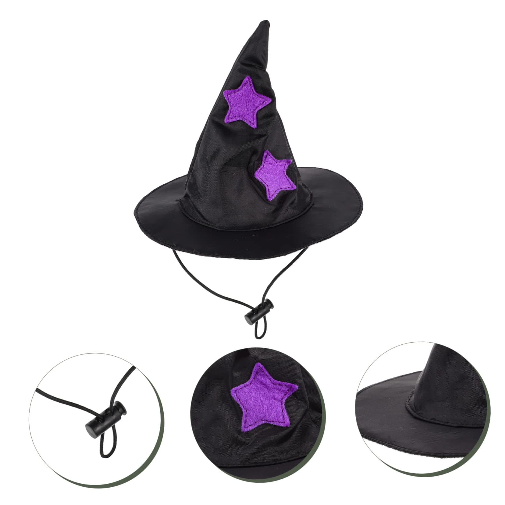 Amazon | TOGEVAL ハロウィン魔女帽子 ペット用魔女帽子