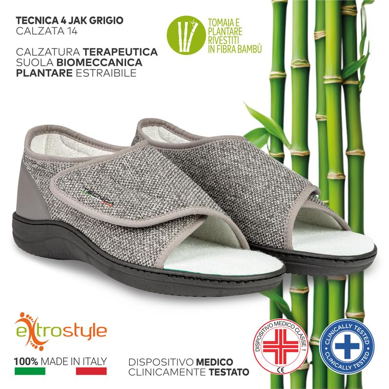 Scarpe Ortopediche Donna e Uomo, Tecnica 4M, Per Alluce Valgo, Fasi Post Operatorie e Lunghe Guarigioni, Scarpe Traspiranti Antiscivolo, Plantare Estraibile