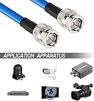 Vista 3 de Superbat Cable SDI BNC 3G/6G/12G (Belden 1694A), 100 pies, compatible con HD-SDI/3G-SDI/4K/8K, cable de video SDI de precisión (1 unidad)