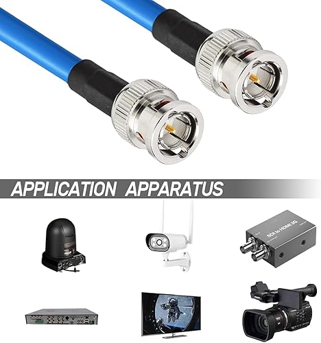 Vista 3 de Superbat SDI Cable BNC Cable 3G/6G/12G (Belden 1694A)，100ft,Supports HD-SDI/3G-SDI/4K/8K，SDI Video Cable Precision Video Cable(1Pcs)