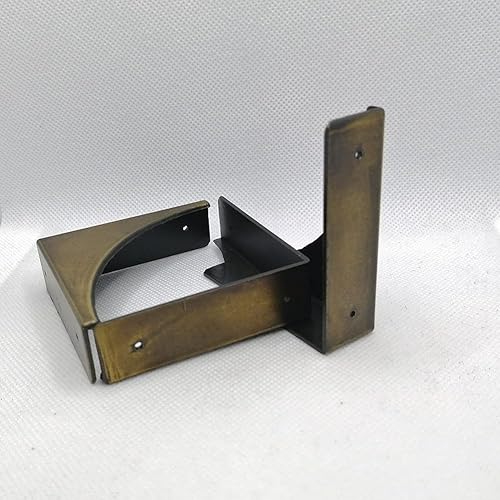 Miniatura 4 de brandname Mizhang - Protector de esquina con borde de esquina, 4 piezas, caja decorativa de metal retro, protectores de esquina para gabinetes,