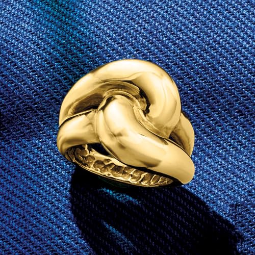 Ross-Simons Italian 18kt Yellow Gold Interlocking Ring4
