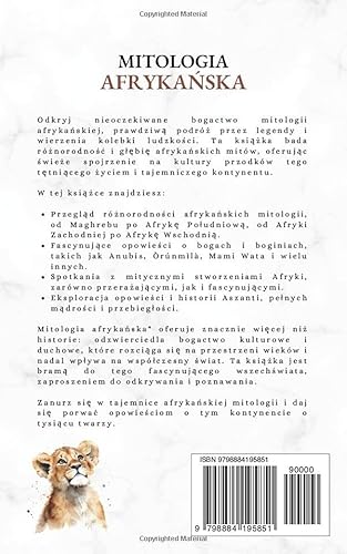 Mitologia afrykańska: Podróż do serca afrykańskich mitów, aby odkryc bogów, bohaterów i potwory afry