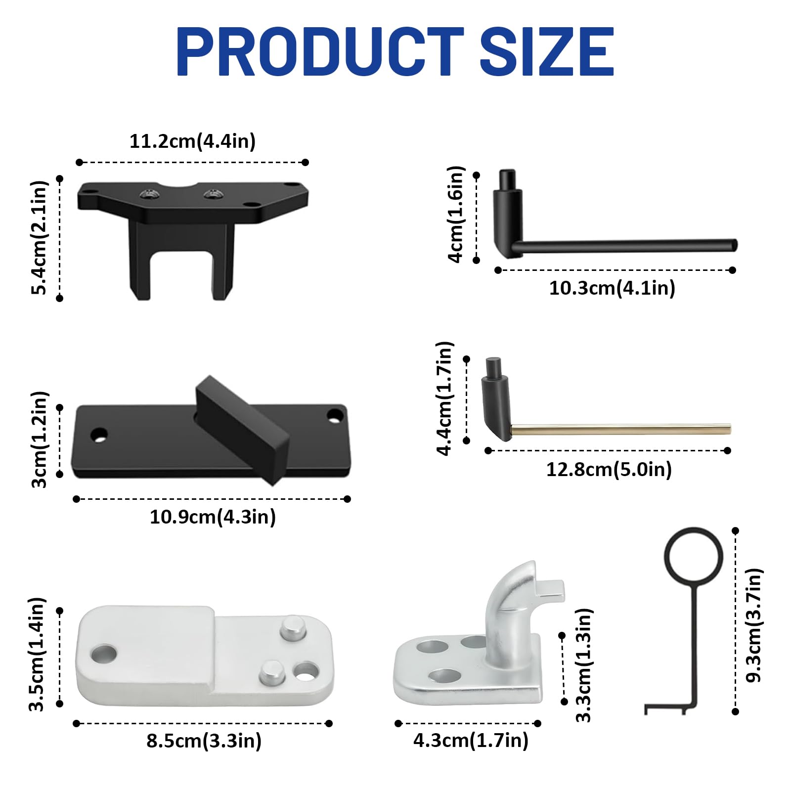 LIROPAU Kit di Strumenti per la Fasatura del Motore, Set di Strumenti di Bloccaggio e Tenuta dell'Albero a Camme Compatibile con Motore a Benzina Citroen Peugeot Opel 1.0 1.2, OEM 0109-2A, 0109-2B