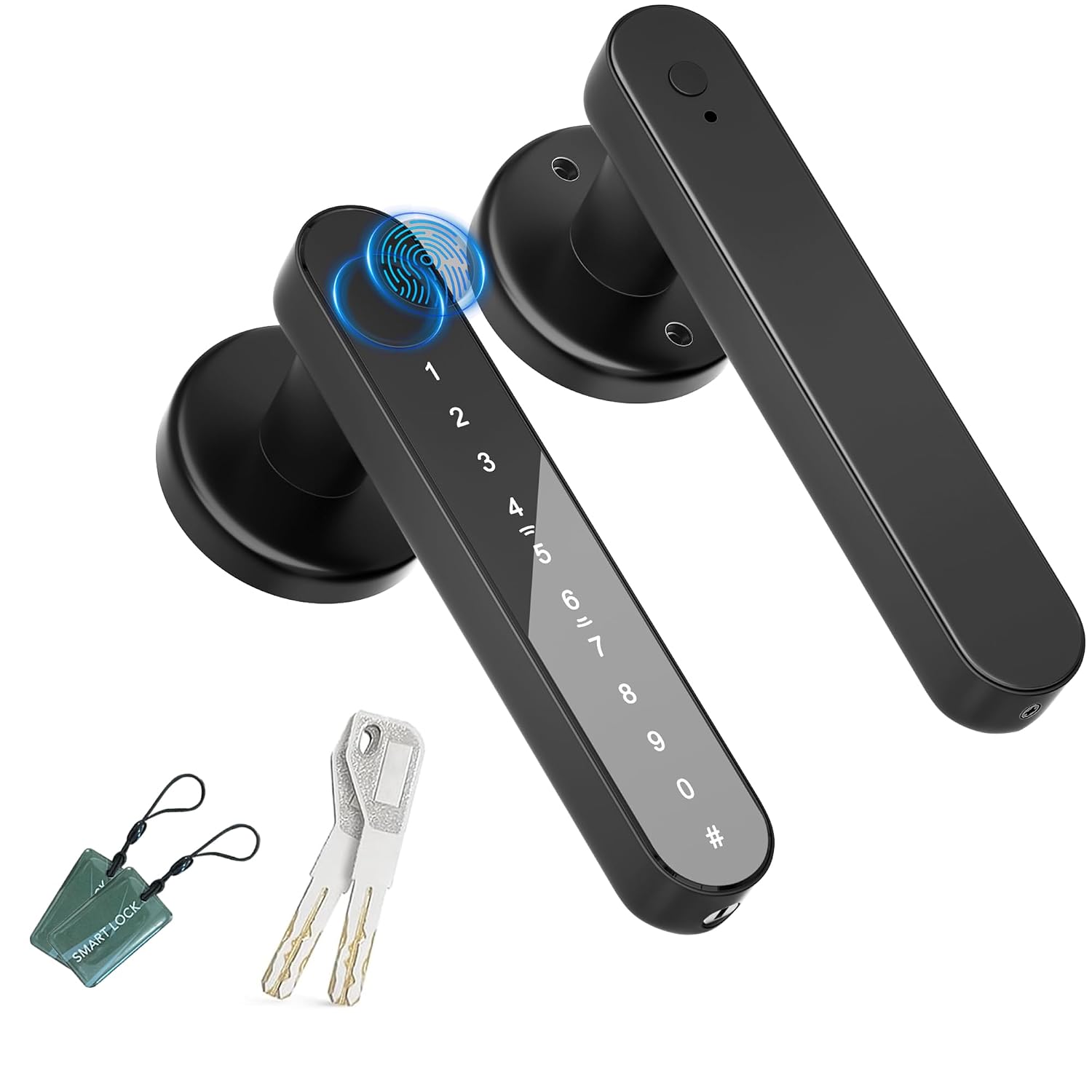 IKOED Fingerprint Door Lock,Smart Door knob,biometric Door Lock,with passcode keypad Fobs keyless Entry Door Handle，for Be... - Review, Price and Buying Guide