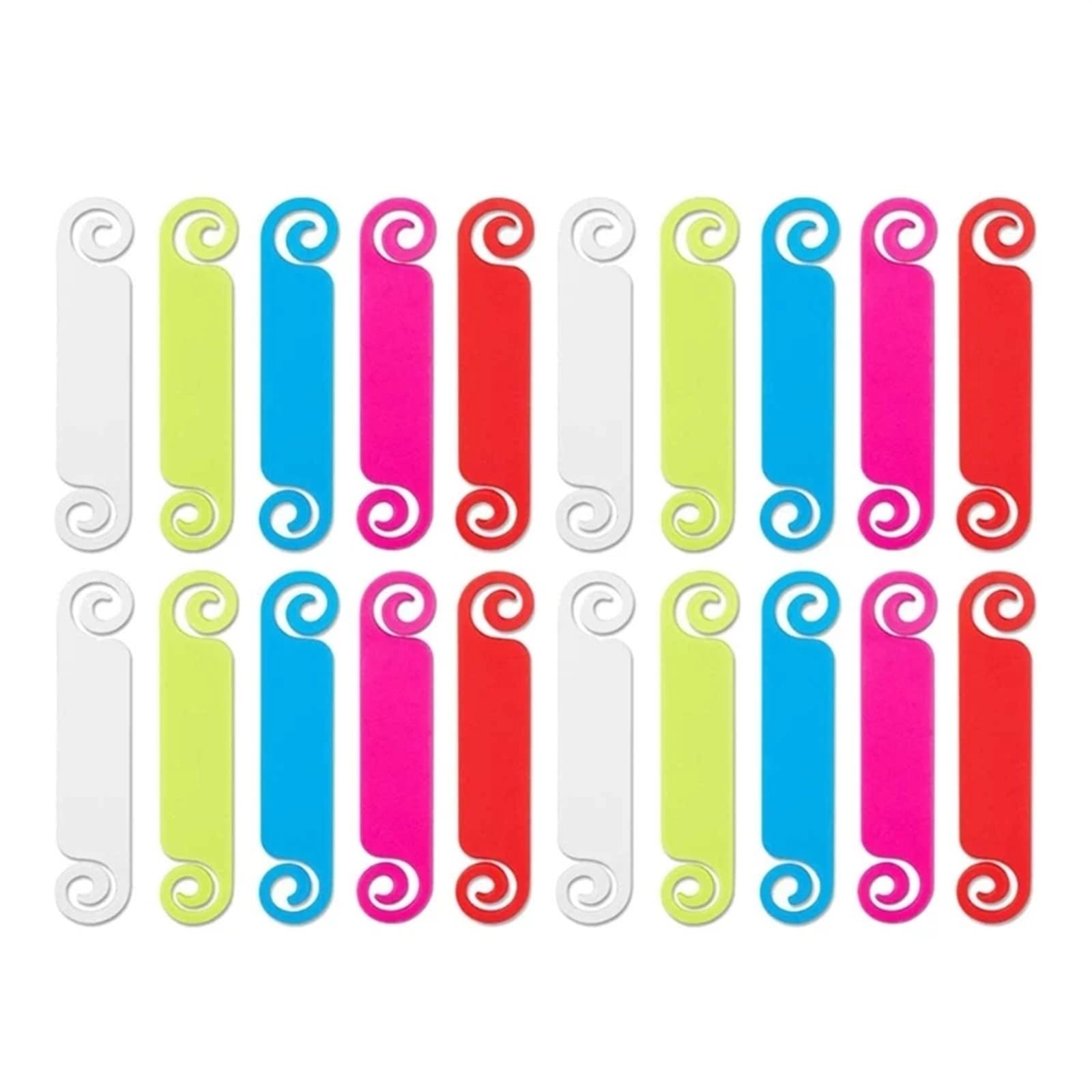 Etiquetas para Cables Etiqueta Adhesiva for Cables, Redes Impermeables, Marcador de Bridas for Cables de PC, señales de Marcado(20 Piece Set)