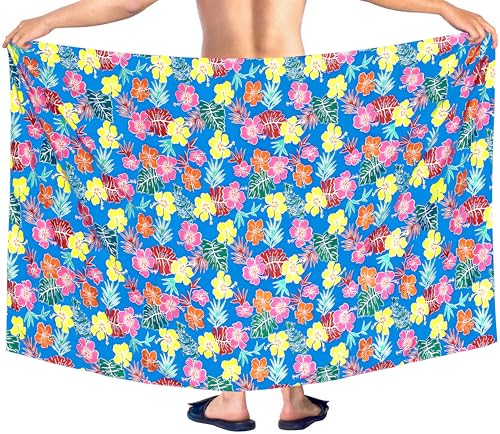 LA LEELA Men's Sarong Beach Cover Up Swim3