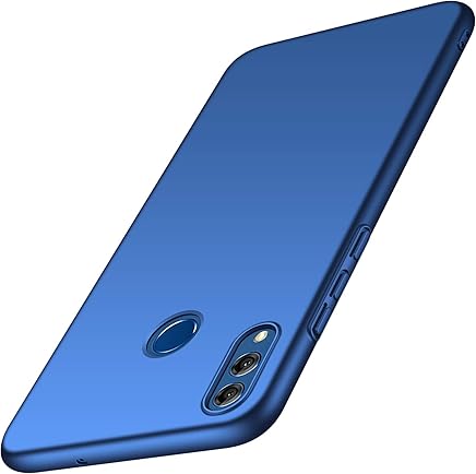 anccer Funda Huawei Honor 8X, Ultra Slim Anti-Rasgu?o y Resistente Huellas Dactilares Totalmente Protectora Caso de Duro Cover Case para Huawei Honor 8X (Azul Liso)