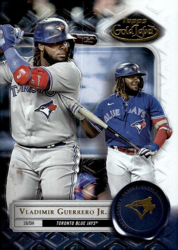 2022 TOPPS GOLD LABEL CLASS 2#28 VLADIMIR GUERRERO JR. TORONTO BLUE JAYS BASEBALL OFFICIAL TRADING CARD OF MLB