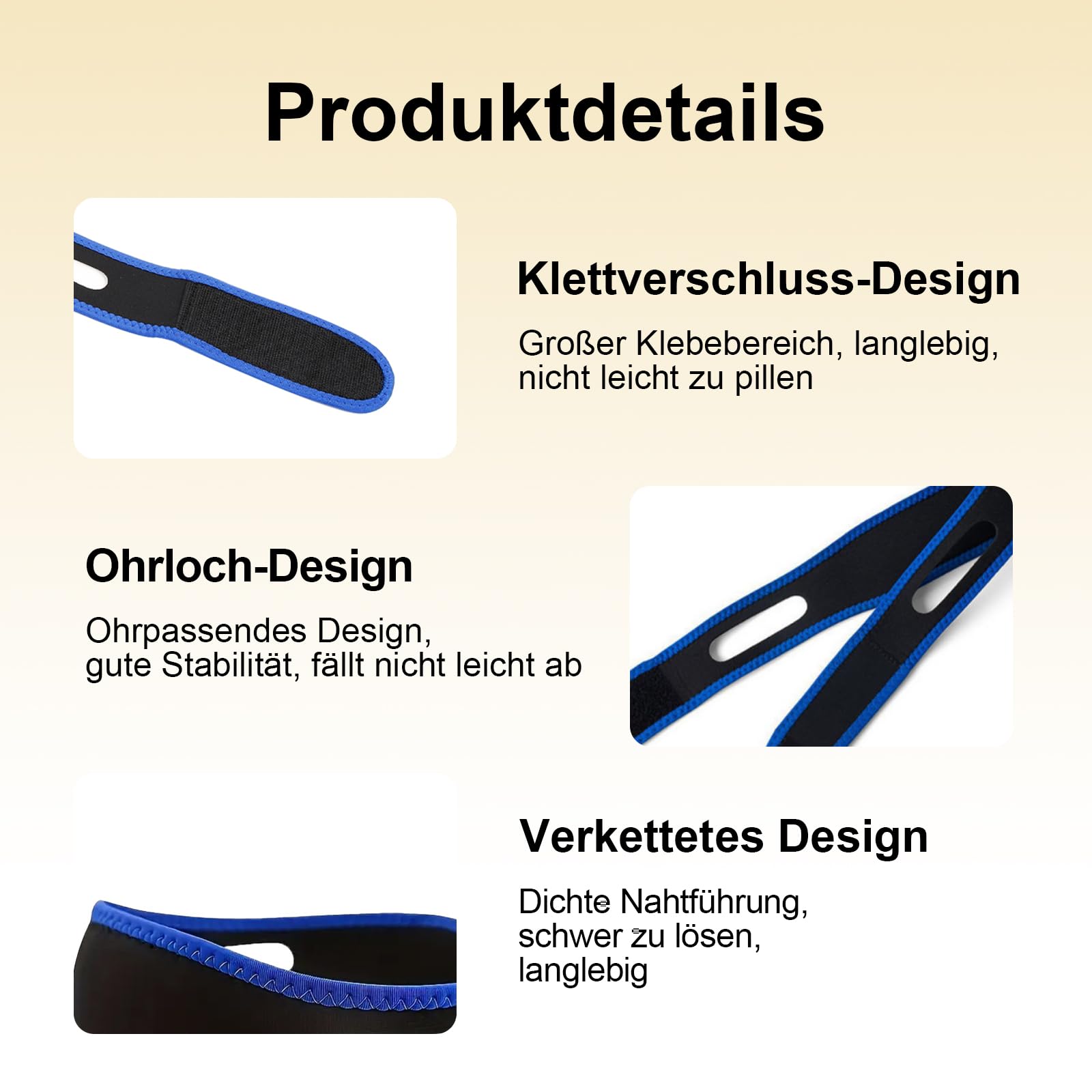2 Stück Anti Schnarchen Kinnriemen,Kinnband Schlafapnoe,Schlafmittel Anti-Schnarchen,Geeignet für Menschen Unterschiedlichen Alters mit 1 Set Schnarchschiene