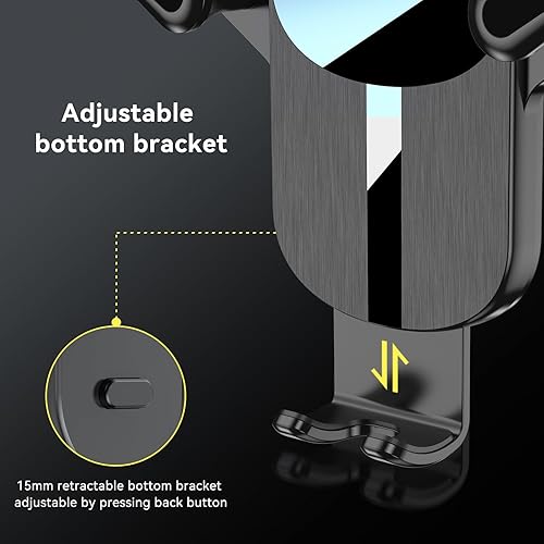 Miniatura 4 de Soporte de teléfono para automóvil, soporte de teléfono para parabrisas de automóvil, ventilación de aire, universal, manos libres, soporte para