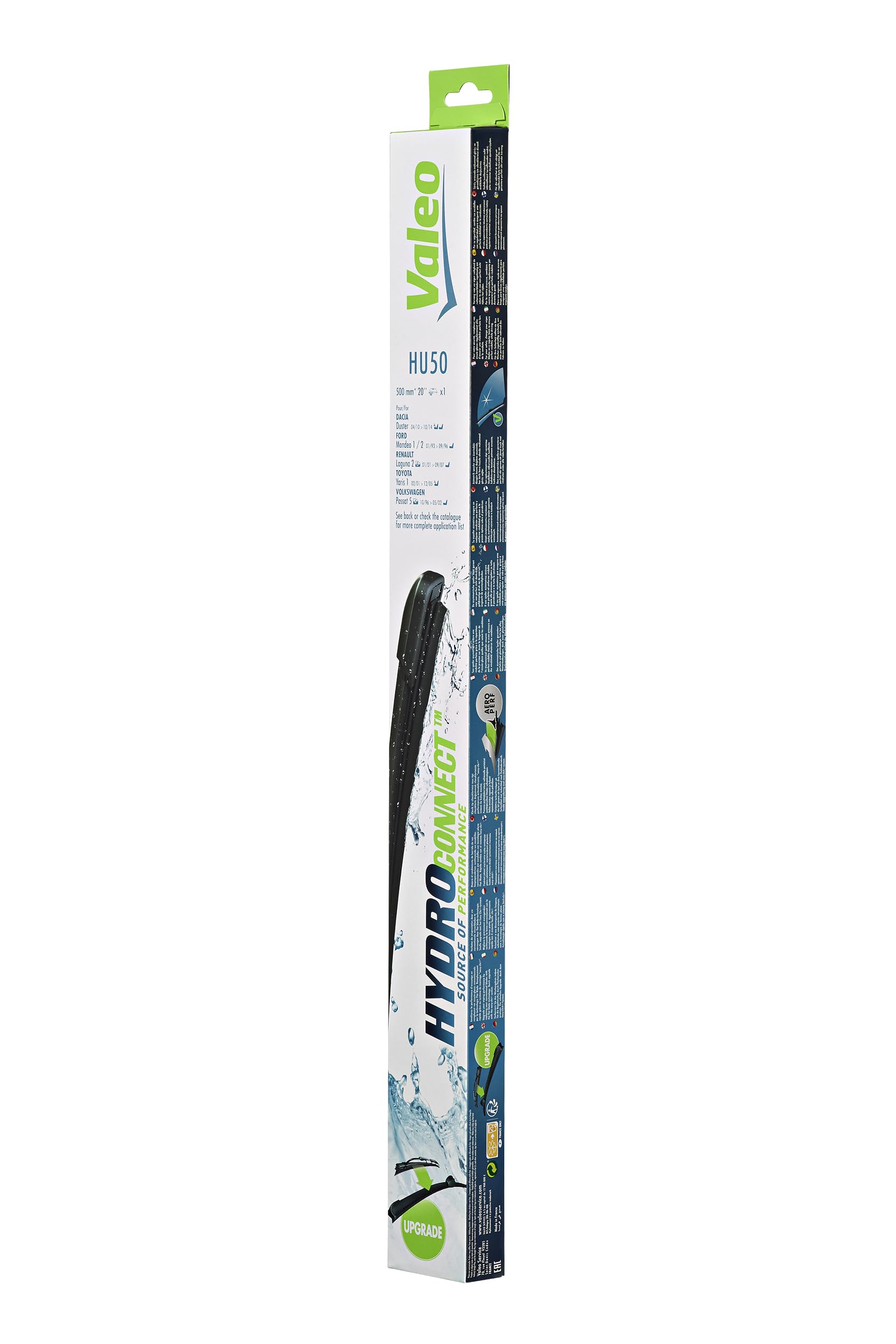 Valeo Hydroconnect Upgrade Silecek Bmw 3 Serisi E46 (2002-2005), Dacia Duster (2013-2018), Honda Jazz II (2006-2008), Kia Soul III (2020 ve sonrası) (500 MM) 578574