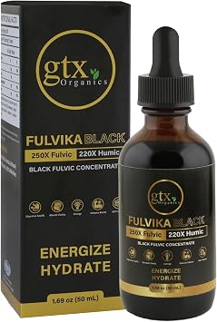 Trace Mineral Drops 200 ServingsFlavorless 74 Trace Minerals from Pure Humic & Pure Fulvic Acid Concentrated, Plant-Based, Trace Minerals Supplement with Electrolytes & Alkaline pH